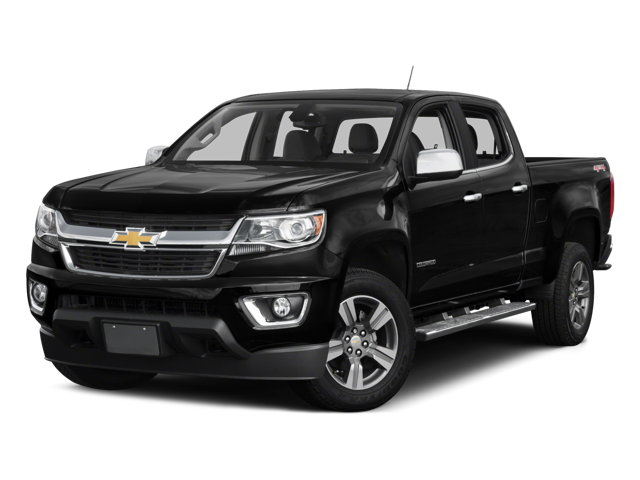 2016 Chevrolet Colorado 4WD LT in Black — front three-quarter view