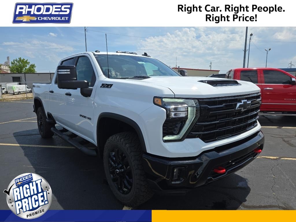 2026 Chevrolet Silverado 2500 HD LT in Summit White — front three-quarter view