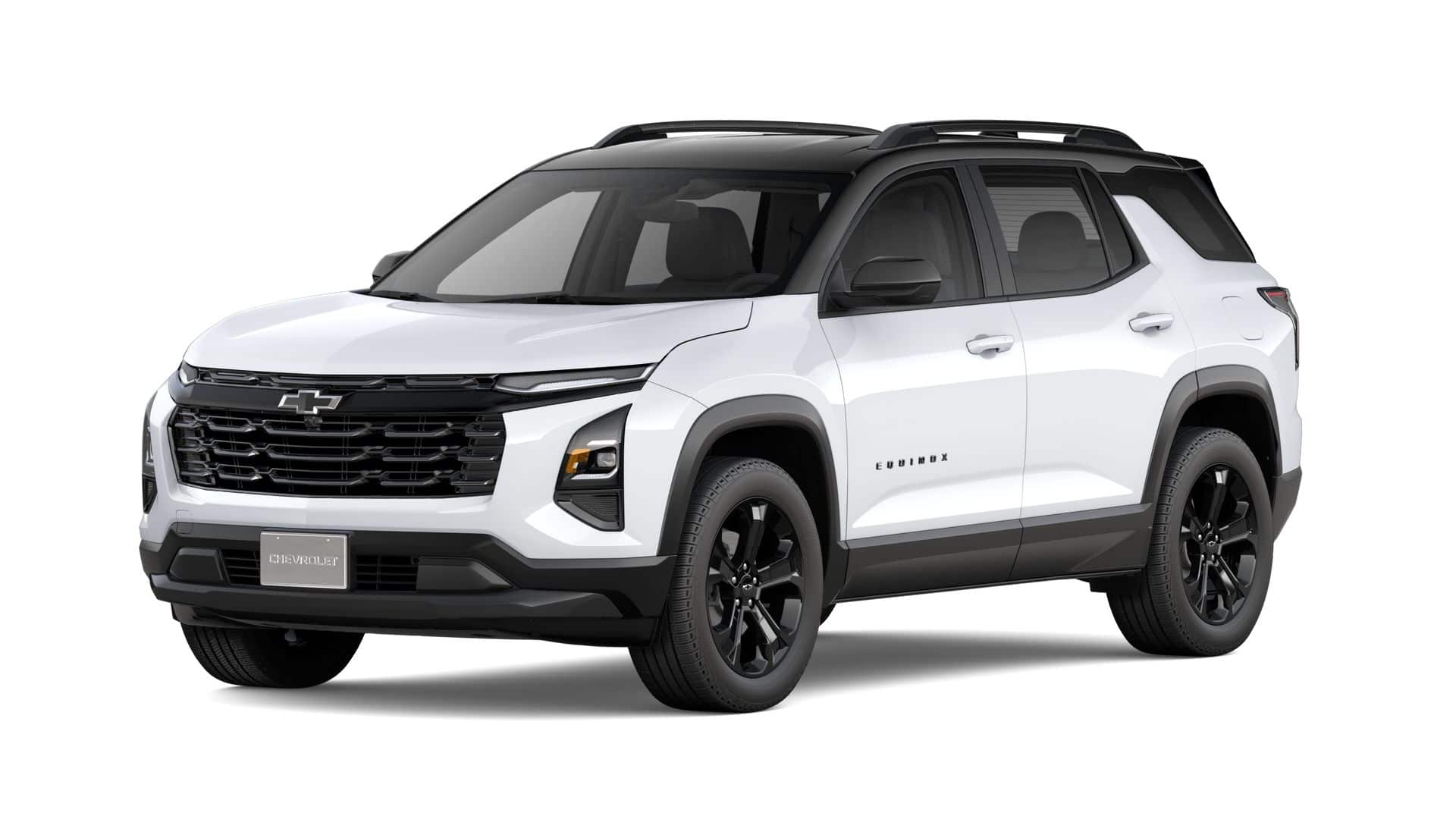 2027 Chevrolet Equinox FWD LT in Summit White — front three-quarter view