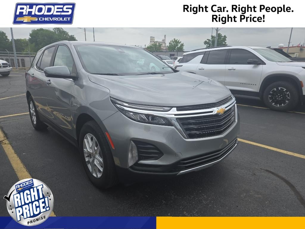 2024 Chevrolet Equinox LT in Sterling Gray Metallic — front three-quarter view