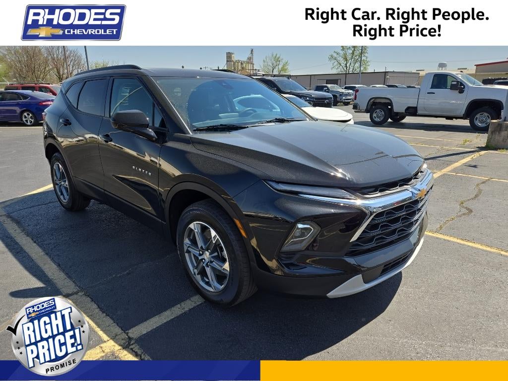 2024 Chevrolet Blazer 2LT in Black — front three-quarter view